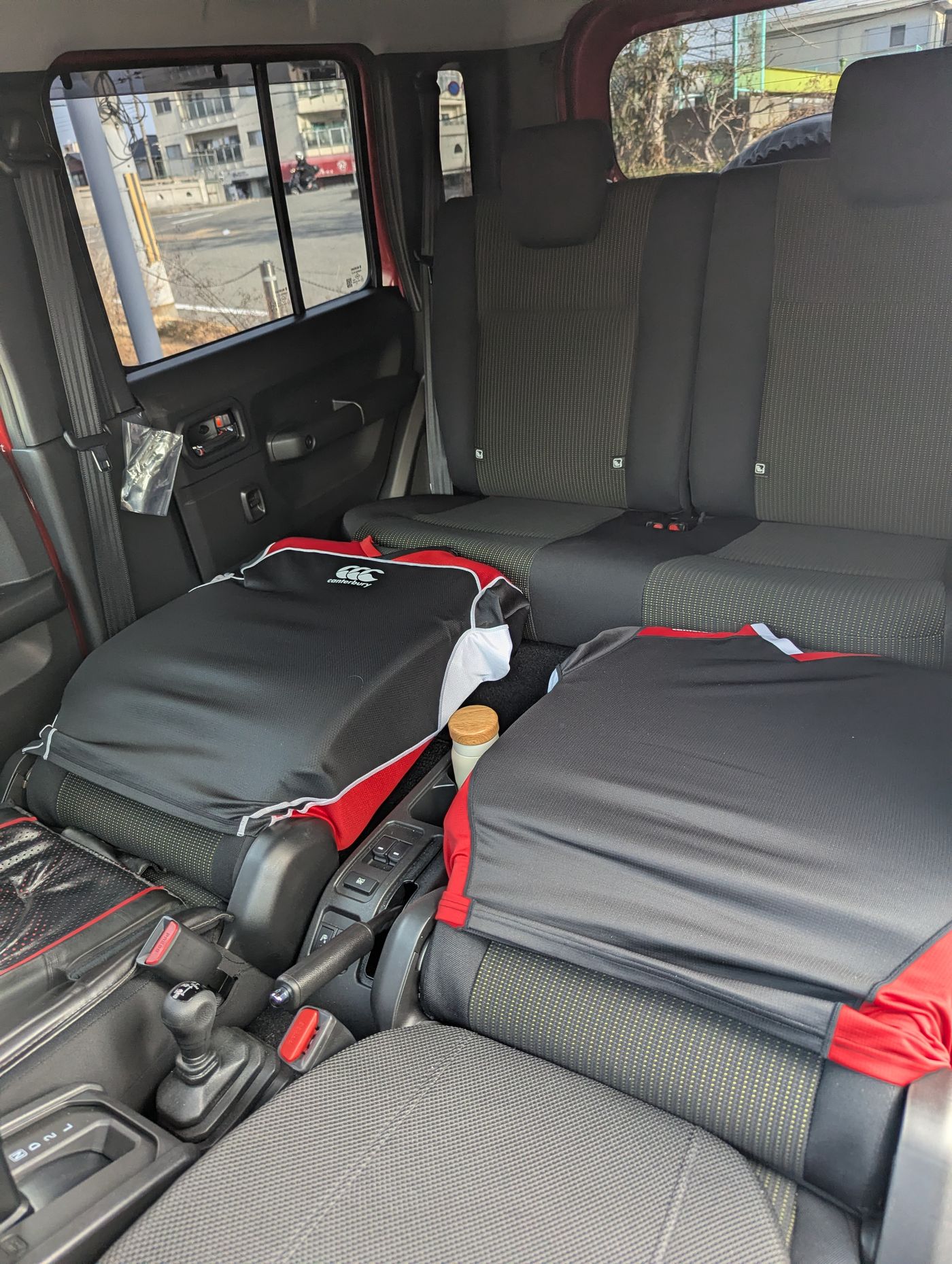 車内のシートアレンジ